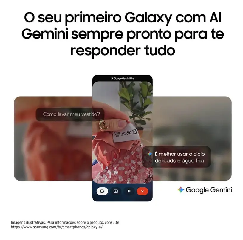 Celular Samsung Galaxy A17 Com Ia, 256gb, 8gb Ram, Câm De 50mp, Tela De 6.7 , Nfc, Ip54 - Preto 4G - Imagem 3