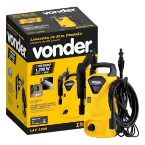 Lavadora De Alta Pressão 1200w Lav1300 – Vonder Cor Amarelo – Preto Frequência 60 Hz