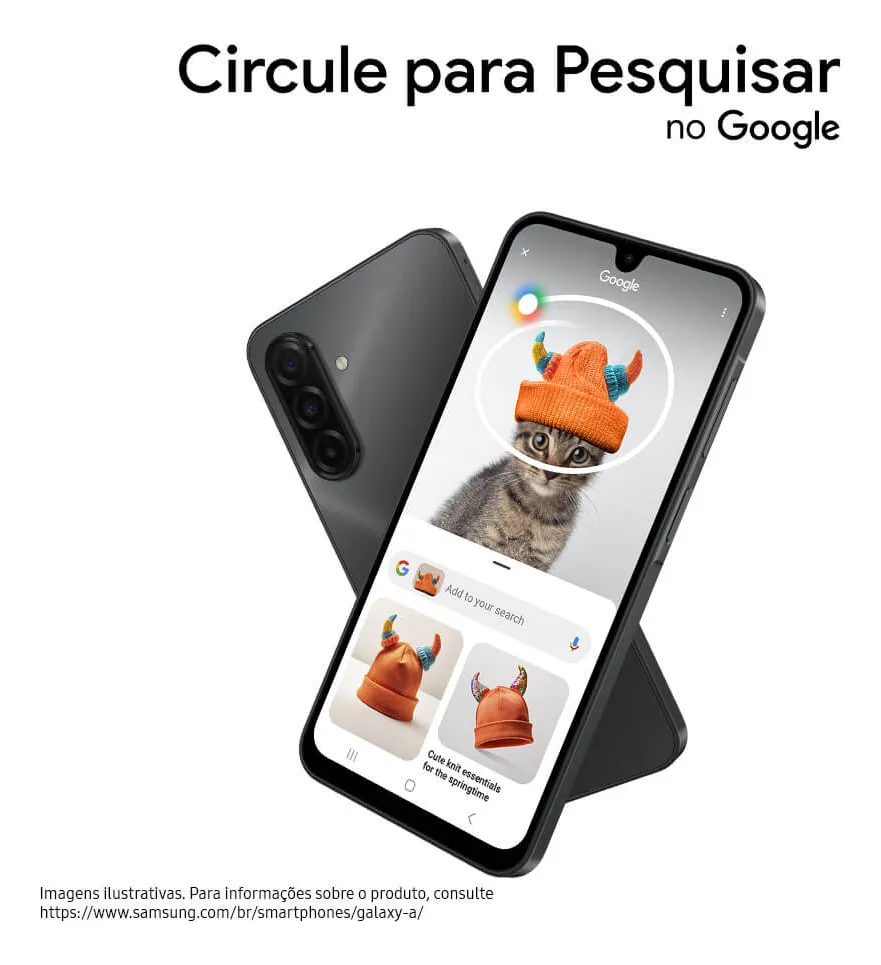 Celular Samsung Galaxy A17 Com Ia, 256gb, 8gb Ram, Câm De 50mp, Tela De 6.7 , Nfc, Ip54 - Preto 4G - Imagem 4