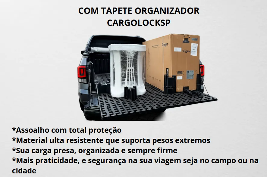Tapete Protetor Organizador De Caçamba Triton L200 - Imagem 9