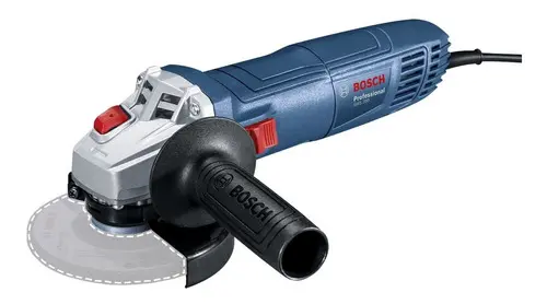 Esmerilhadeira Bosch Gws 700, eixo 710w, cor M14, cor azul marinho - Imagem 2