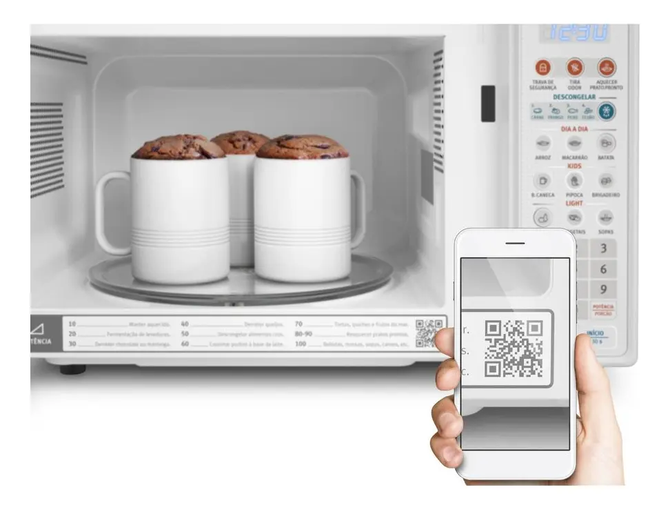 Micro-ondas Electrolux 20l Branco MTO30 - Imagem 6