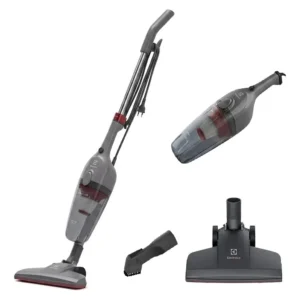 Aspirador de Pó Vertical Electrolux 1450W STK15 com Fio Portátil de Mão 2 em 1 e 1,6 Litros de capacidade com Filtro Hepa Cinza-escuro
