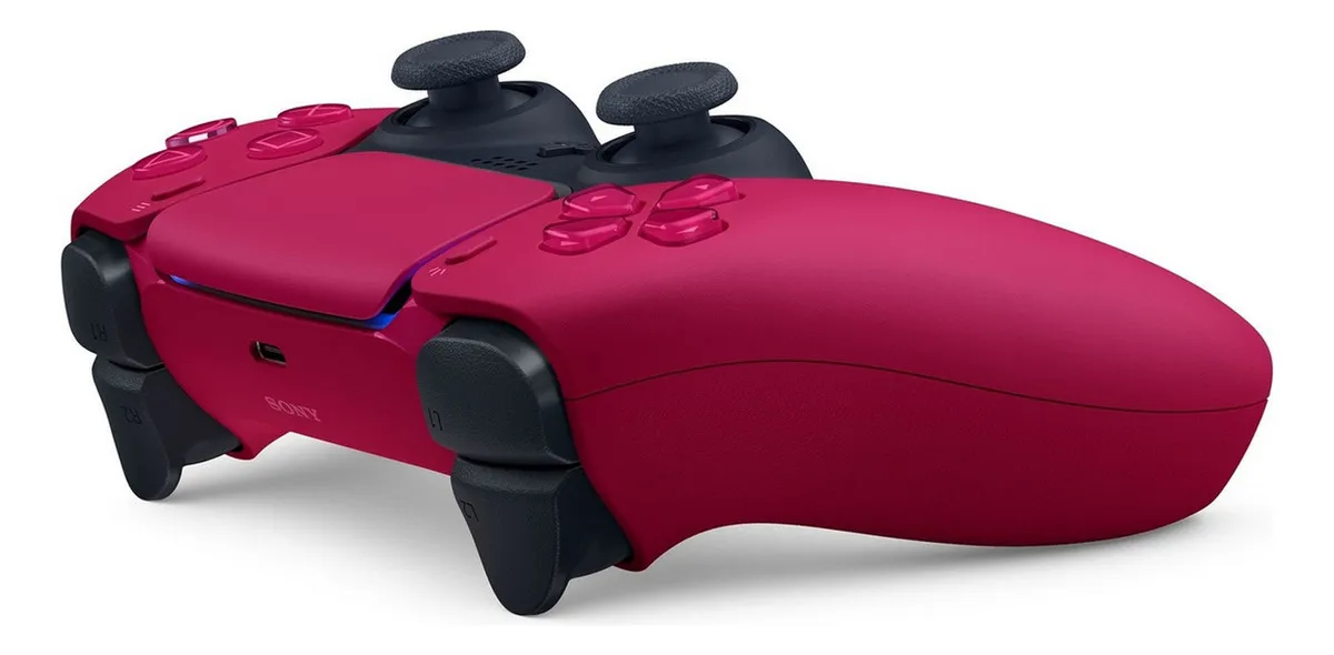 Controle joystick sem fio Sony PlayStation DualSense Wireless Controller PS5 cosmic red - Imagem 4