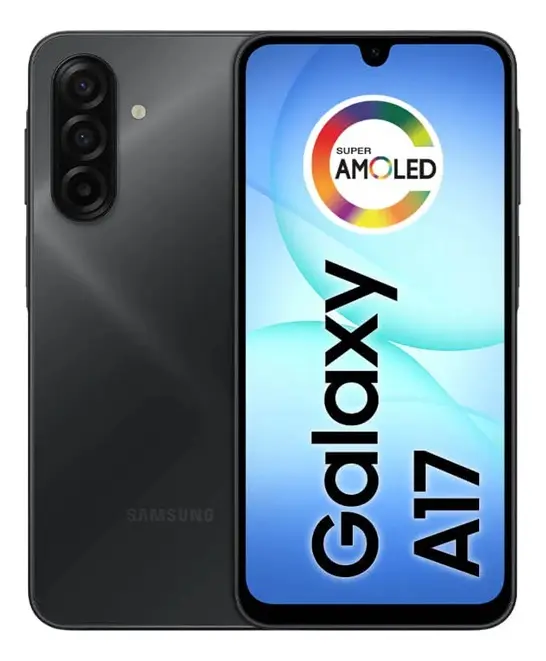 Celular Samsung Galaxy A17 Com Ia, 256gb, 8gb Ram, Câm De 50mp, Tela De 6.7 , Nfc, Ip54 - Preto 4G