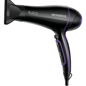 Secador De Cabelos Black Purple SCN-01 2000W Preto Mondial