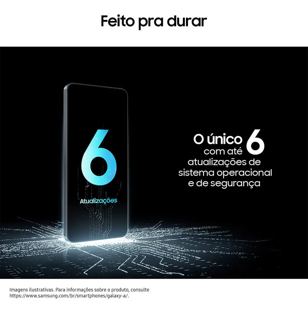 Celular Samsung Galaxy A07 256gb, 8gb, Câmera 50mp, Tela 6.7 , Proteção Ip54, Processador 6nm - Violeta - Imagem 4