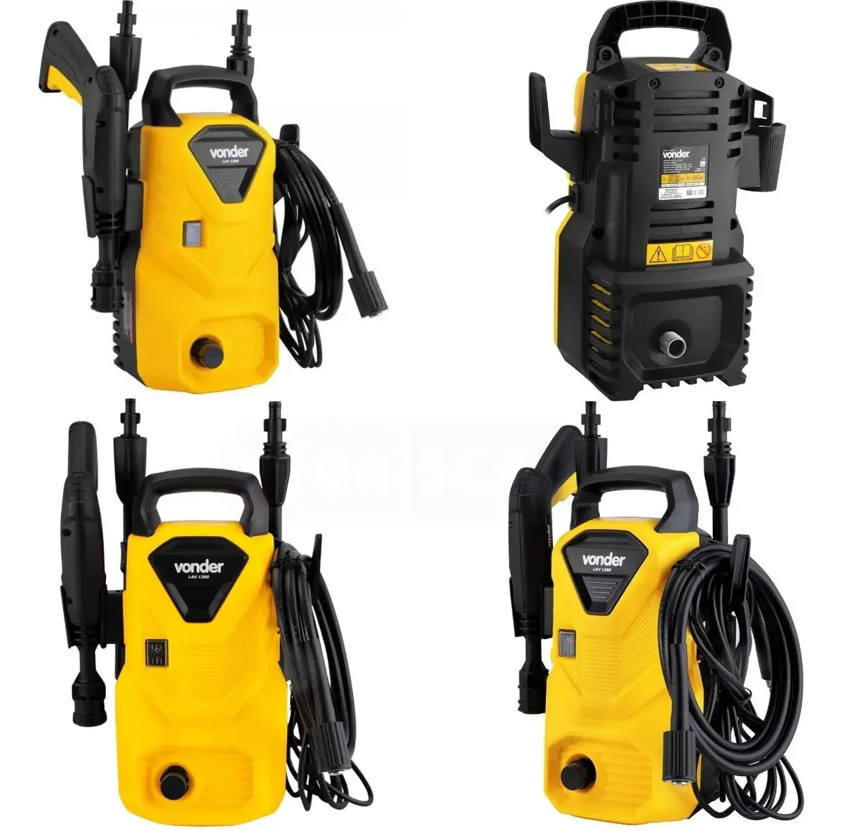 Lavadora De Alta Pressão 1200w Lav1300 - Vonder Cor Amarelo - Preto Frequência 60 Hz - Imagem 7