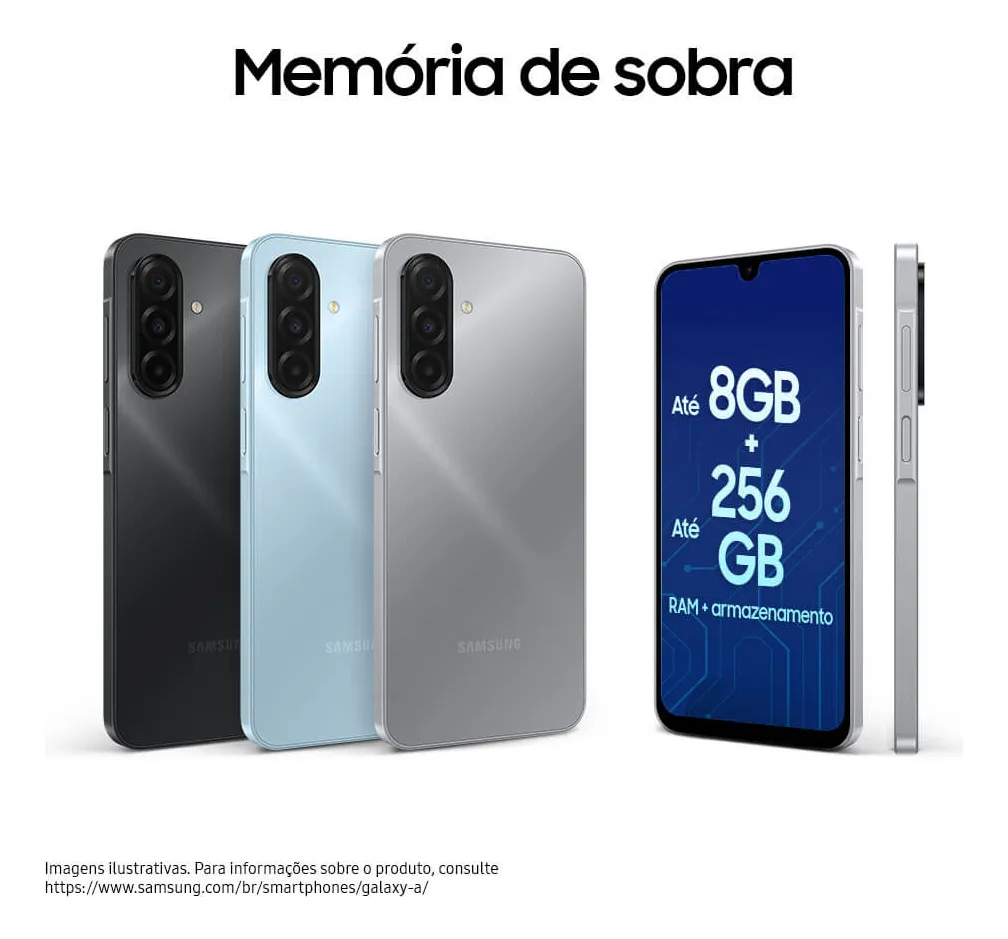 Celular Samsung Galaxy A17 Com Ia, 256gb, 8gb Ram, Câm De 50mp, Tela De 6.7 , Nfc, Ip54 - Preto 4G - Imagem 7