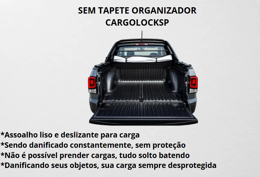 Tapete Protetor Organizador De Caçamba Triton L200 - Imagem 10