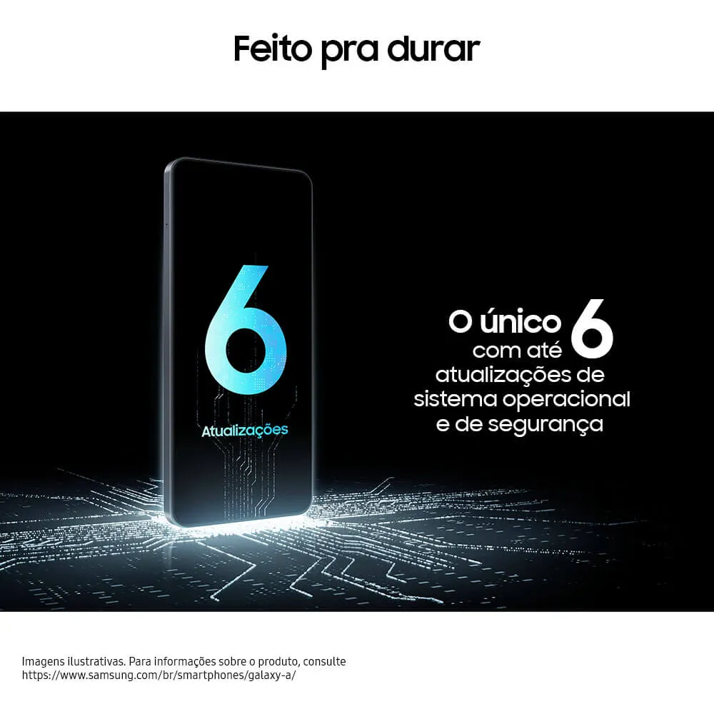 Celular Samsung Galaxy A17 Com Ia, 256gb, 8gb Ram, Câm De 50mp, Tela De 6.7 , Nfc, Ip54 - Preto 4G - Imagem 8
