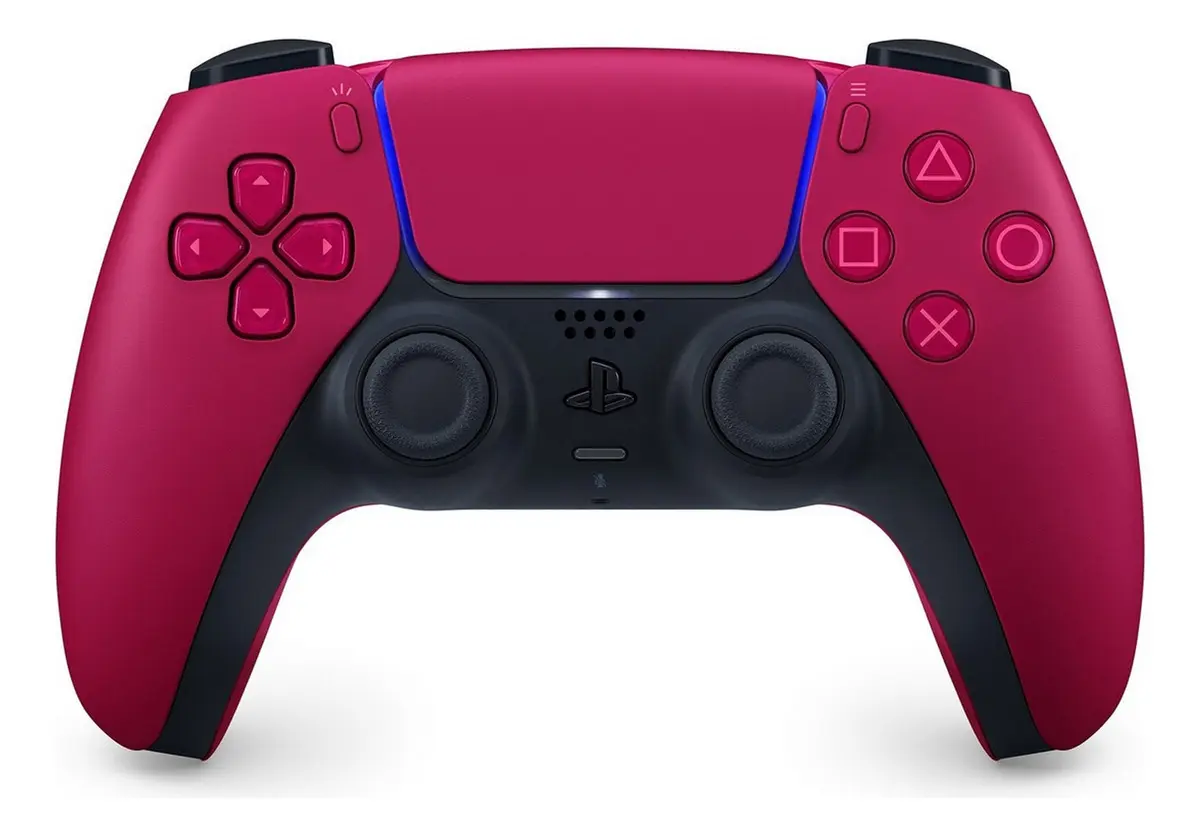 Controle joystick sem fio Sony PlayStation DualSense Wireless Controller PS5 cosmic red
