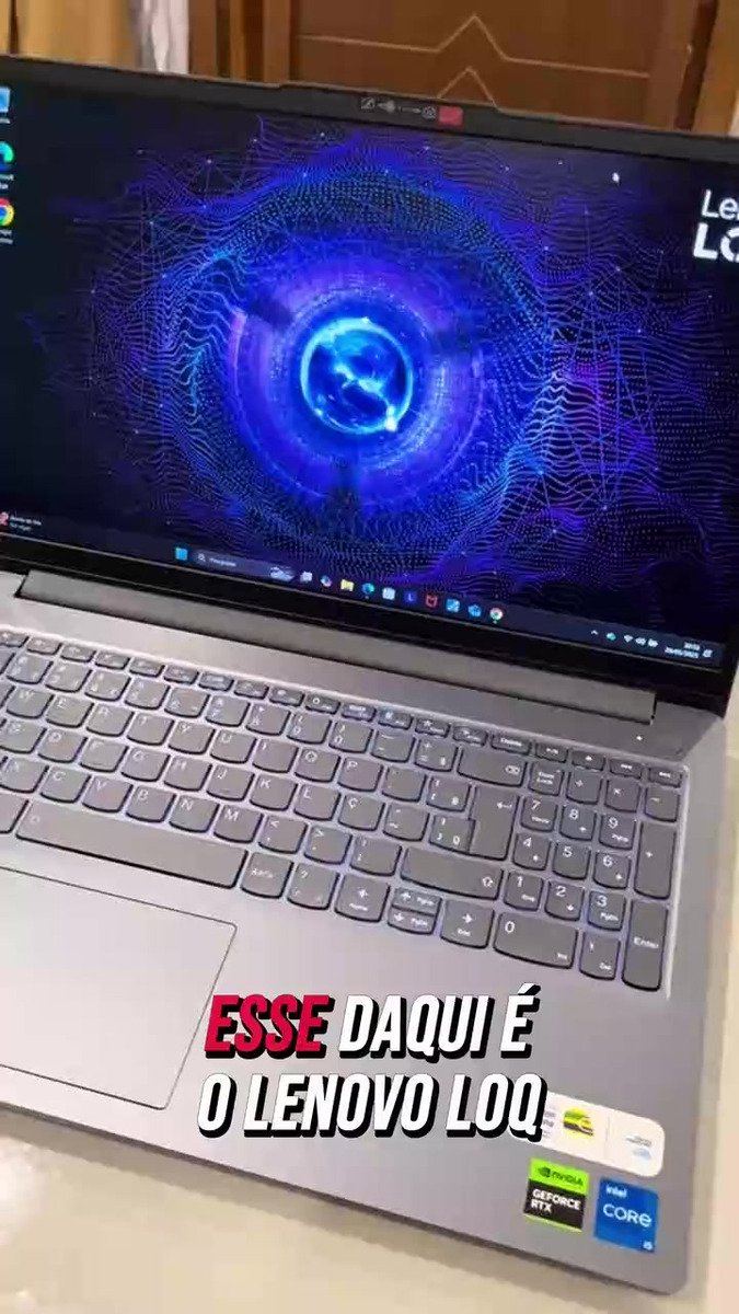 Notebook Gamer Lenovo LOQ-e 15iax9e Intel Core i5-12450hx 16gb 512gb Ssd Rtx 3050 Windows 11 15.6 - 83me0007br Luna Grey - Imagem 2