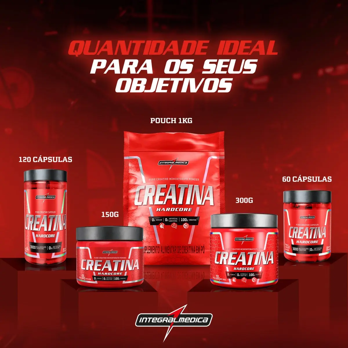Creatina Integralmedica 100% Pura 60 Cápsulas - Aumento de Resistência e Desempenho para Atletas e Treinos Intensos - Imagem 7