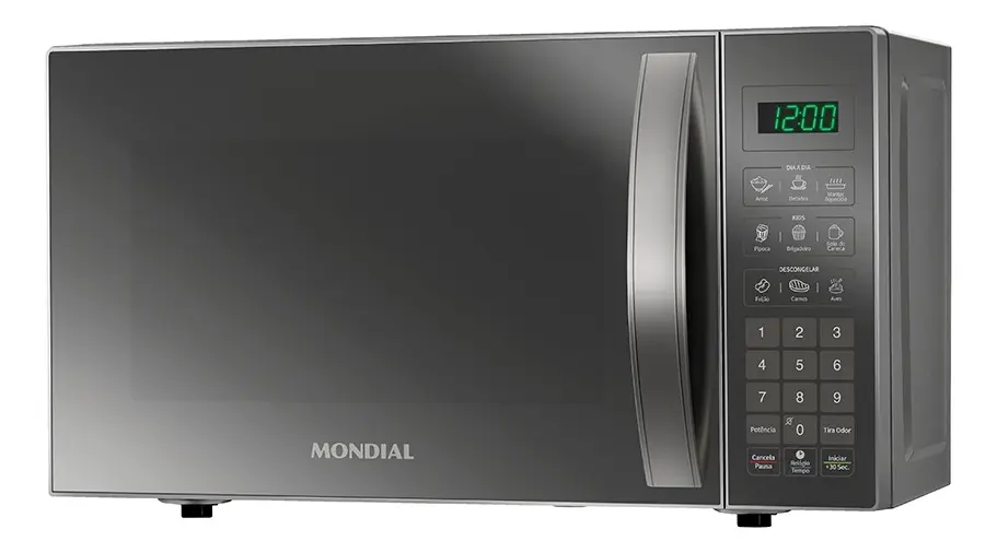 Micro-ondas Mondial 21L 1200W MO-01-21-E Espelhado - Imagem 11