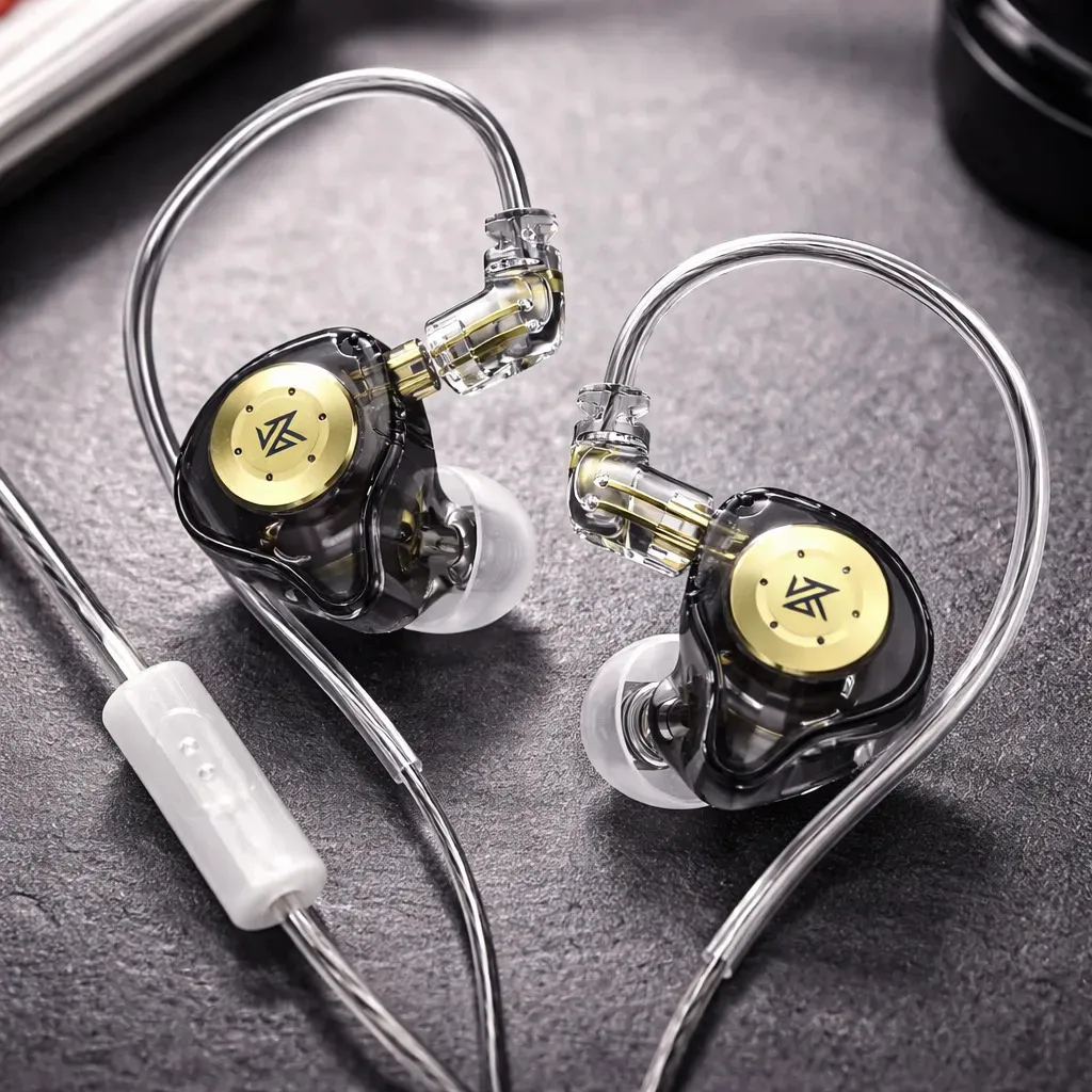 Fone De Ouvido Kz Edx Pro Dj Musicos Retorno Palco In-ear Cor Preto C/microfone - Imagem 8