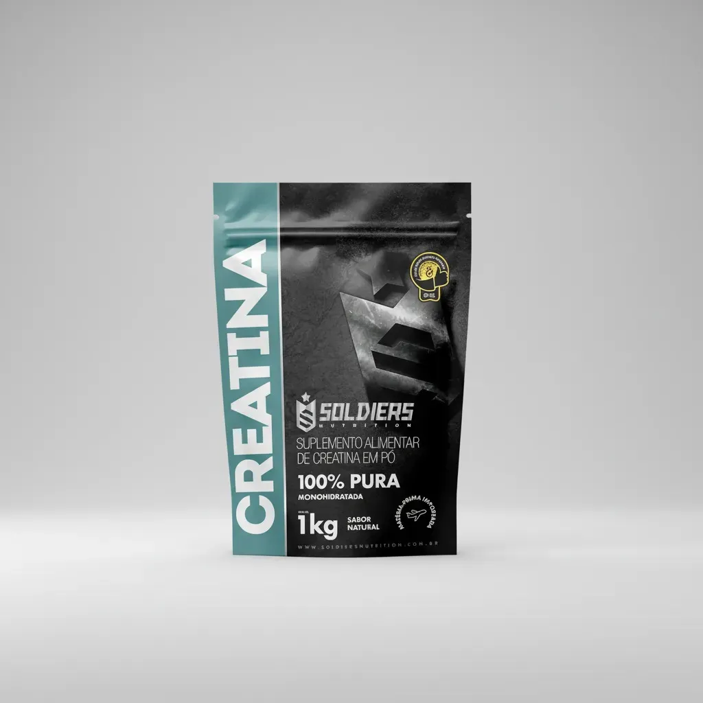 Creatina 1kg Suplemento Monohidratada em pó 100% Pura - Soldiers Nutrition - Imagem 13