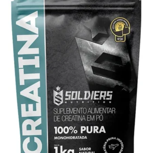 Creatina 1kg Suplemento Monohidratada em pó 100% Pura – Soldiers Nutrition
