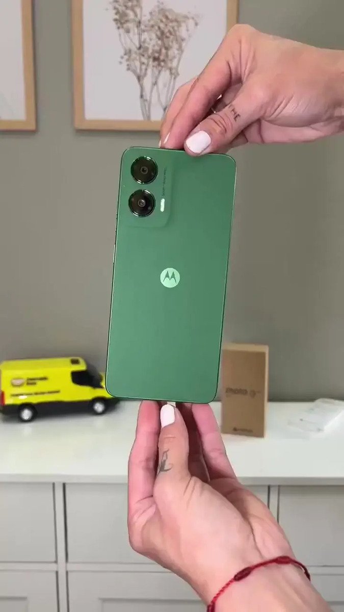 Smartphone Moto G35 5G 256 Gb 8ram verde - Imagem 2