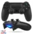 Controle Sem Fio Joystick Bluetooth Para Ps4 Videogame Tv Samsung Pc P4 Ps 4 Dual Shock Manete Pc Gamer Tv Smart Controle Bluetooth Celular Headset Sem Fio Com P2 Marca Redfin